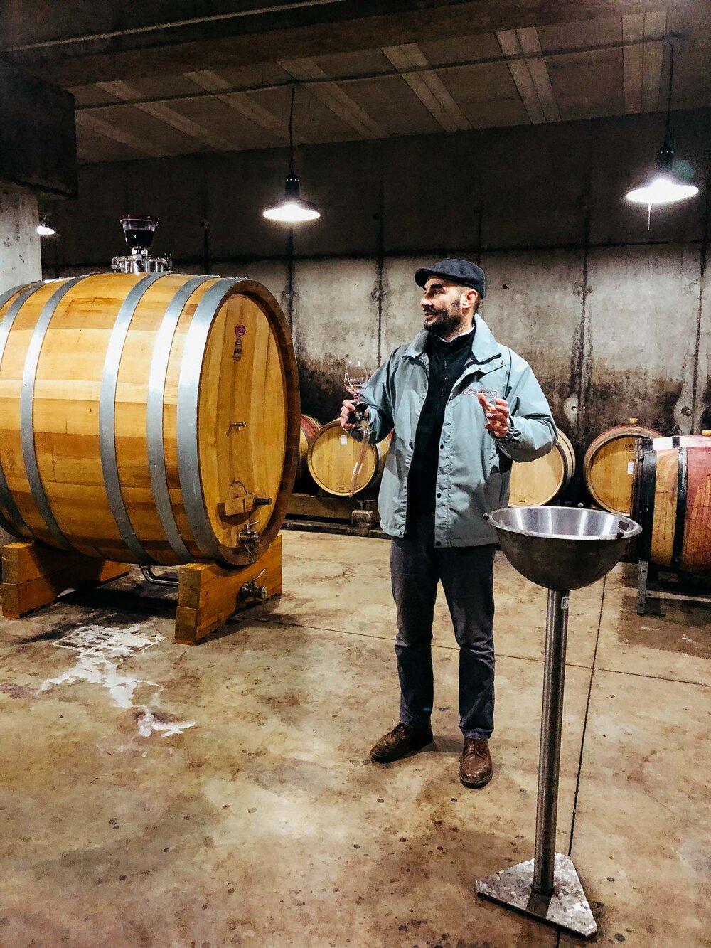 Thomas Schmittel at Domaine alain graillot